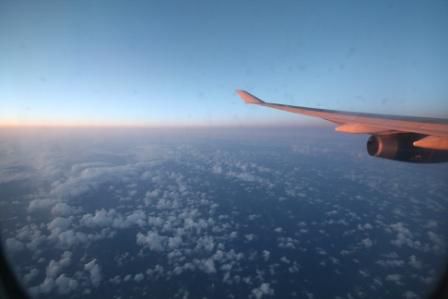 Sonnenuntergang ueber Pakistan oder so...