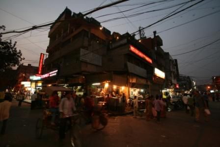 Main Bazaar by night