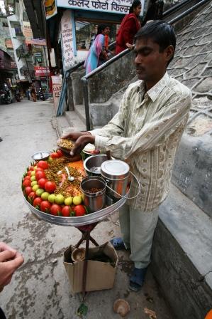 Das war so lecker. Mungobohnensnack in Zitronensauce (Steht bei der Raftingtour unter Rishikesh 3)