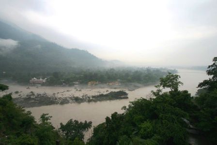 Der Monsun ist auch in Rishikesh
