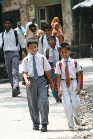 Back from school...