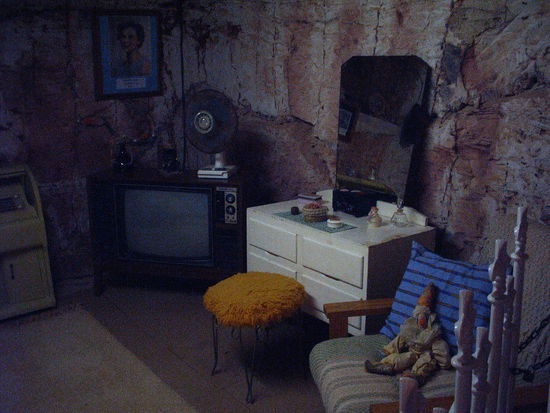 Wohnzimmer in der Opalmine