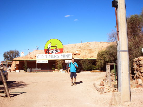 Harald vor der alten Opalmine