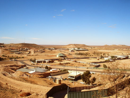 Coober Pedy von "Big Winch "gesehen