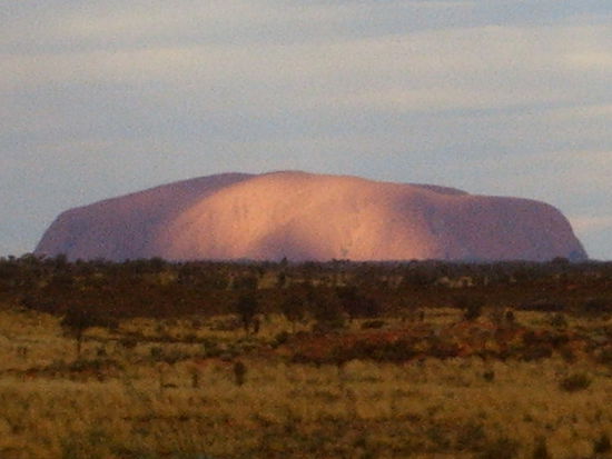 "Lichtspiel" auf dem Uluru