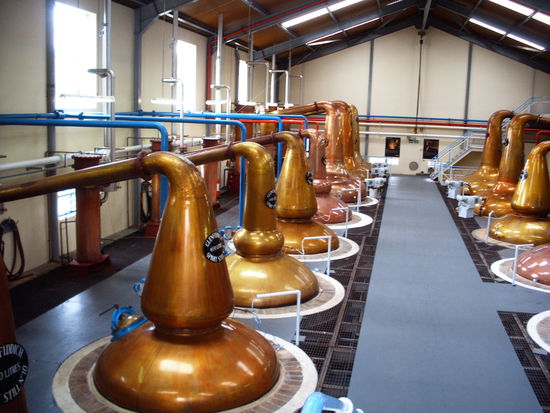 Hier wird destilliert