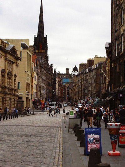 Blick zur Royal Mile