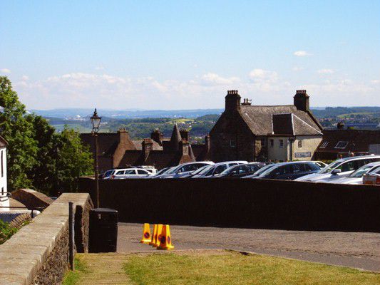 Ausblick vom Eingang des Stirling Castle