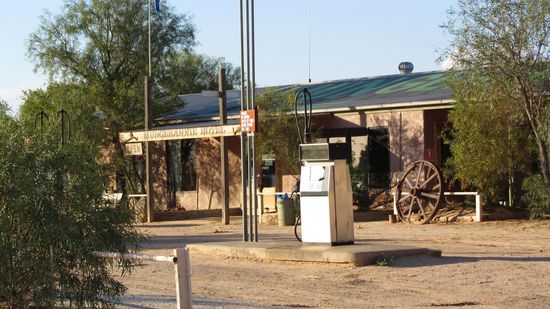 Mungerannie Roadhouse , Tankstelle