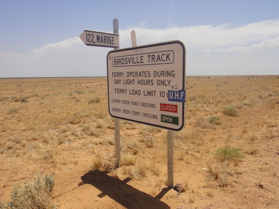 Noch 122 km bis Marree