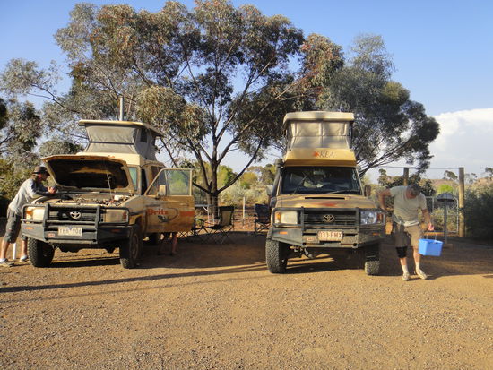 In Leigh Creek angekommen