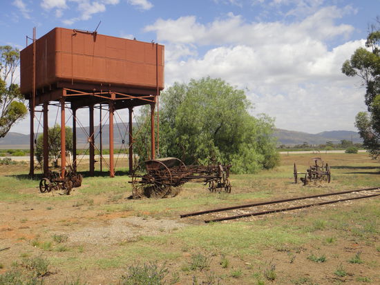 Ehemaliger Wassertank für Dampfeisenbahnen