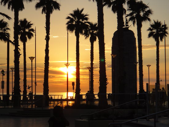 Sonnenuntergang in Glenelg