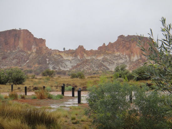 Rainbowvalley im Regen