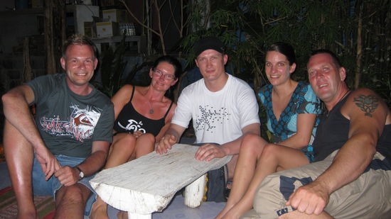 v.l.n.r. Jensy, Bekky, David, Meike, Tommy