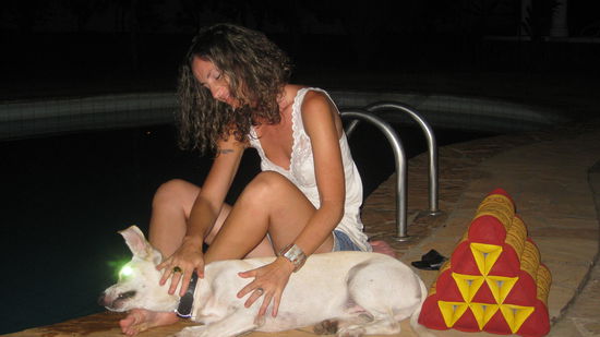 danach chillen am Pool