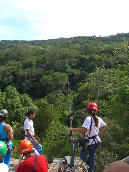 um dann in wenigen Sekunden wieder unten anzukommen