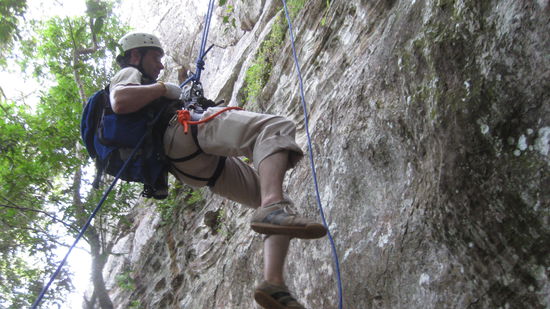 auch der Letzte der Truppe hat den Berg bezwungen