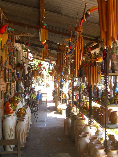 Aregua ist bekannt für sein Töpferhandwerk