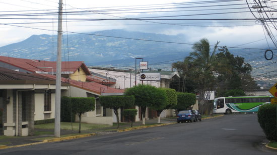 der Blick vom Hotel aus