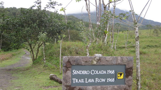 ein alter kalter Lavastrom