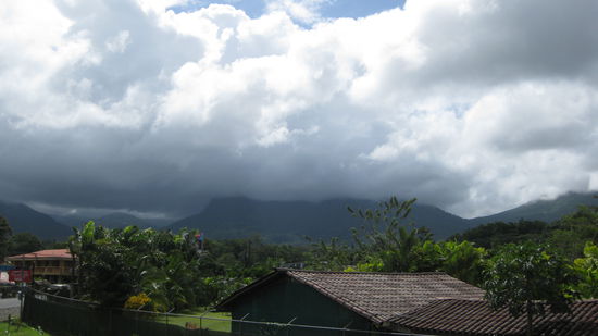 und zur selben Zeit vom Hotel aus besser zu sehen