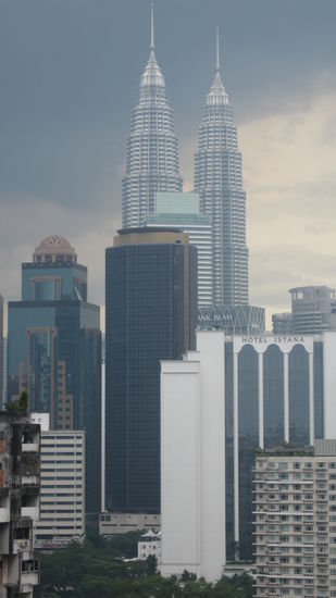 Unser Blick aus dem Hotelzimmer vom Royal Bintang.