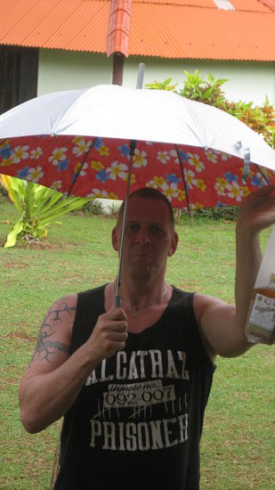 Beschaeftigung an einem regnerischen Nachmittag.