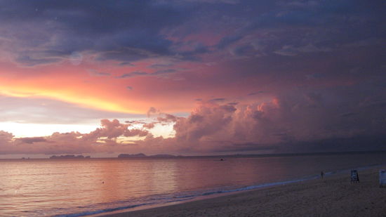 Dafuer entschaedigt der Abendhimmel.