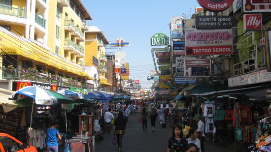 Auf der Khao San.