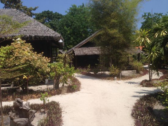 Im Blue Tribes unserer Bungalowanlage