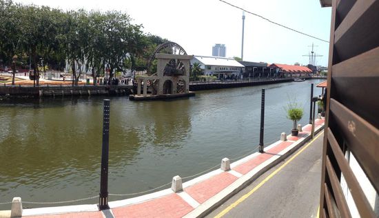 der Blick aus dem Zimmer