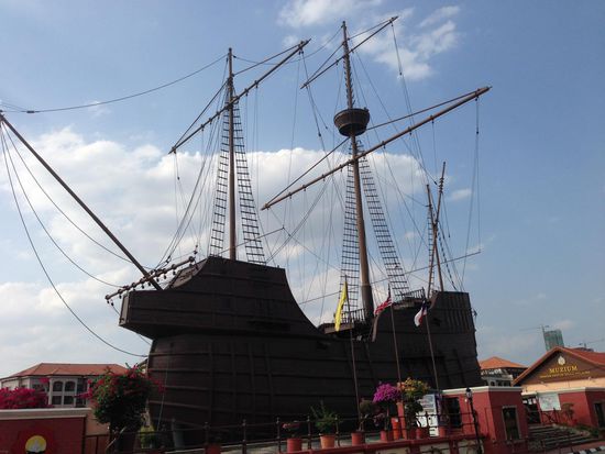 Nachbau vom alten Schiff