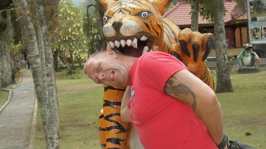 Am Pura Ulum Danau Bratan wollte mich der Tiger fressen...