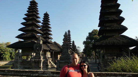 Vor dem Pura Taman Ayun Tempel