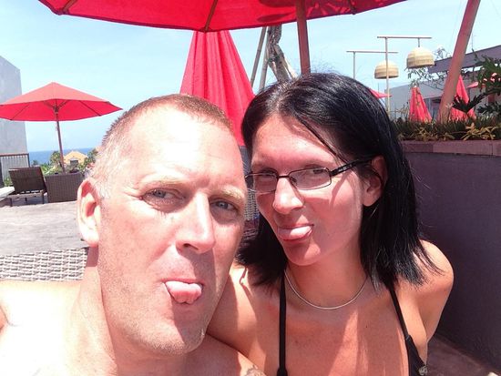 das letzte mal Sonne getankt, bevor es nach Graudeutschland geht