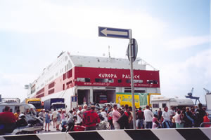 Ankunft in Patras