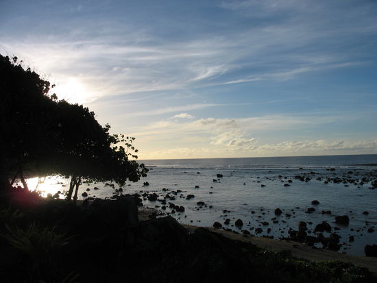 ..am abend waren wir kurz am hafen etwas essen...