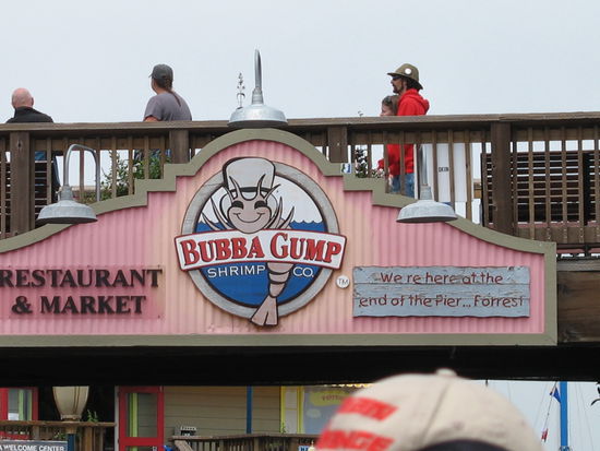 am Pier 39...wir dachten immer, dass es "BUBBA GUMP" nur in dem Film Forest Gump gibt...nun wurden wir eines besseren belehrt...es gibt sie wirklich 