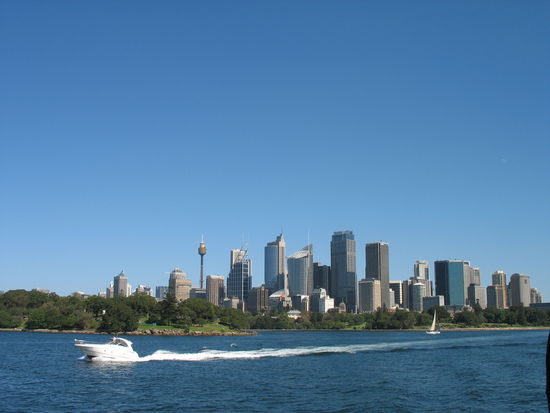von der Faehre aus Sydney...