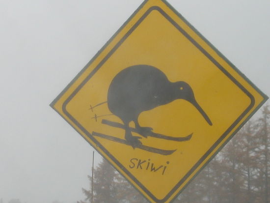 spass muss sein...ski fahren ist hier im richtigen winter natuerlich auch möglich...