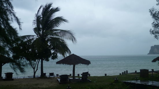 bei diesem schoenen Wetter mussten wir leider die Insel verlassen!!!!! Von Wellen sieht man noch nicht so viel, noch nicht!