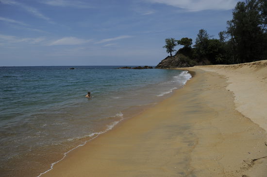 Strand am Hornbill-Felsen