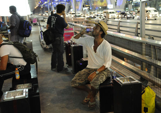 schnell noch ein "Tiger" vor dem Abflug