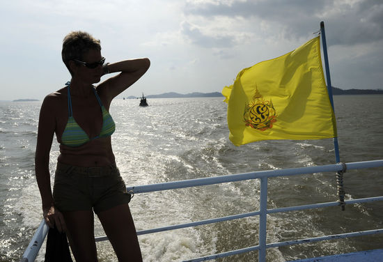 Fahrt zurück auf´s Festland (Ranong)