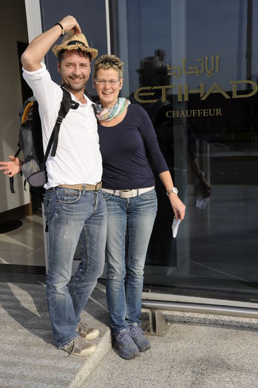 warten auf den Chauffeur...