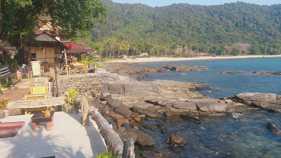 Hinten an der Chill-Lounge