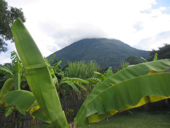 umgeben von Vulkanen ...