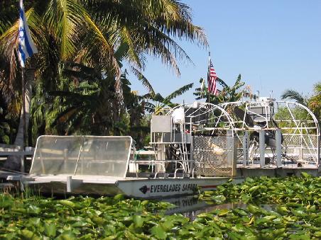 Airboat in der Everglades