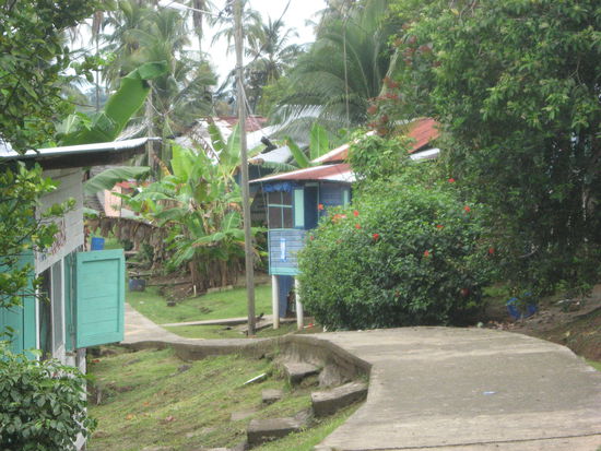 Hauptstrasse in Bastimentos